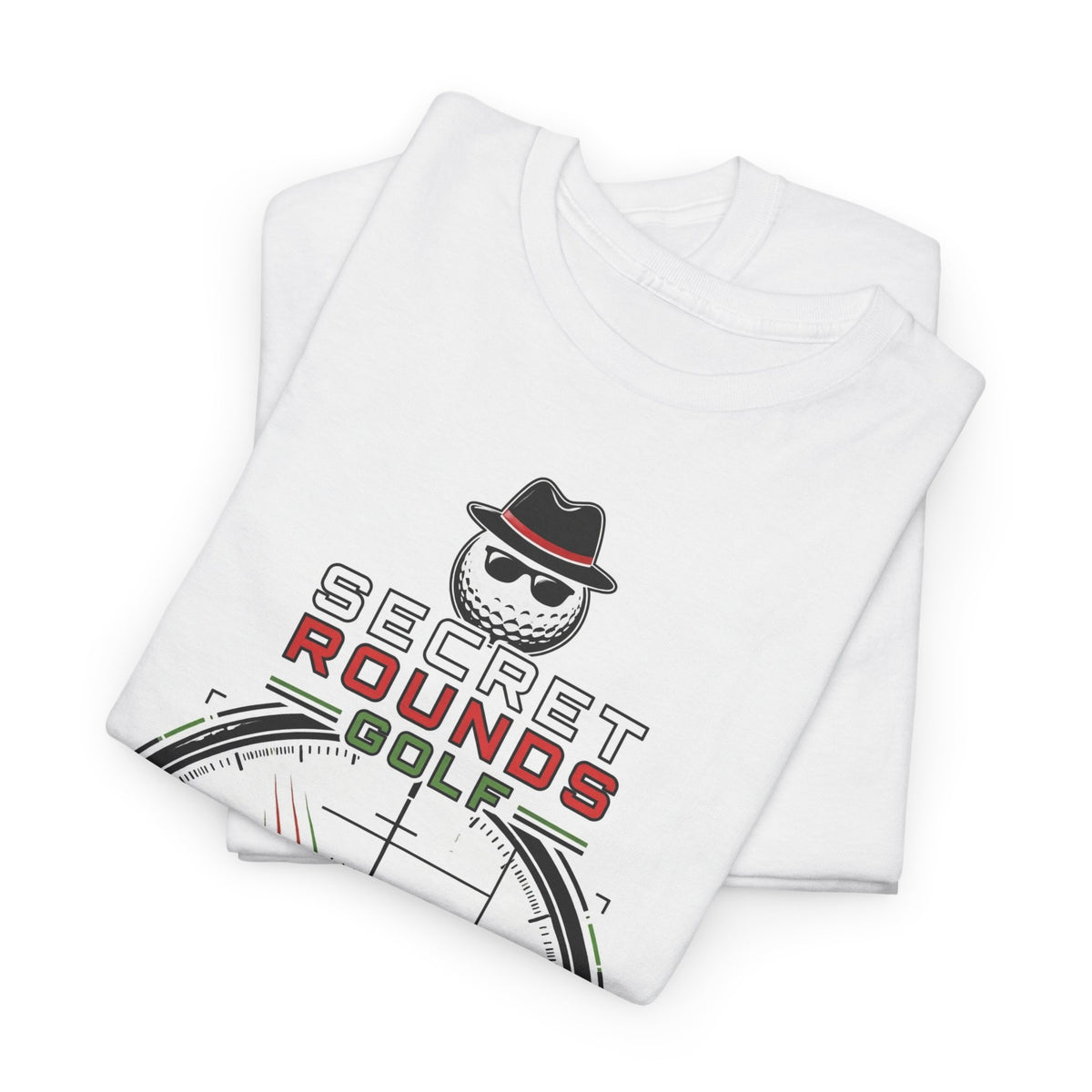 Secret Rounds Golf – Zero Witnesses (White Unisex Tee)