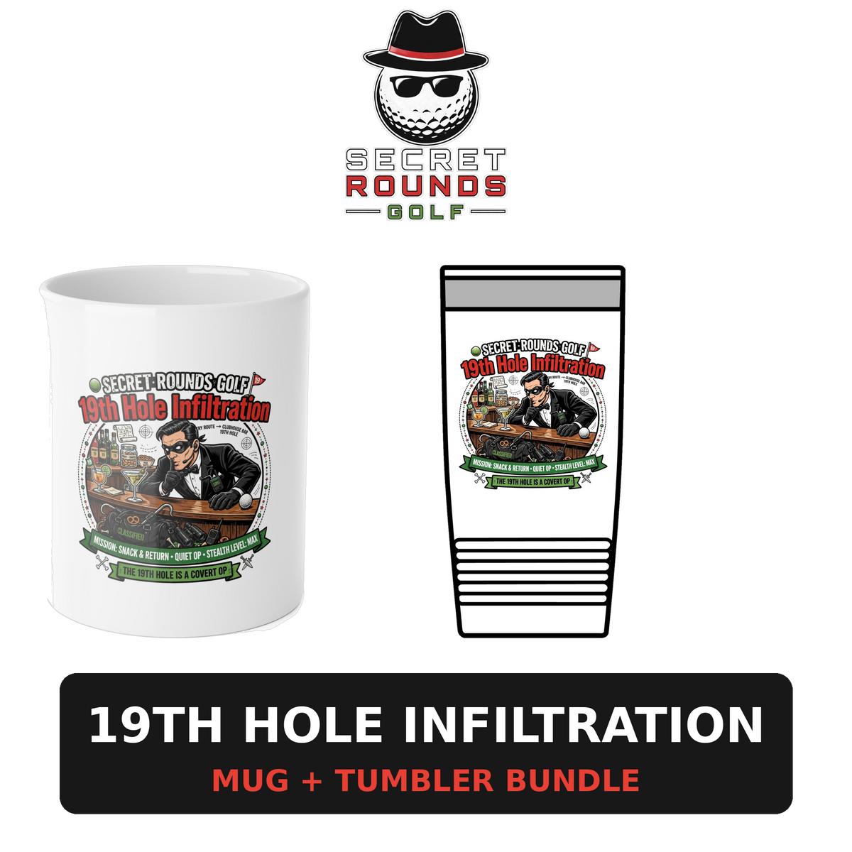 19th Hole Infiltration Mug + Tumbler Bundle