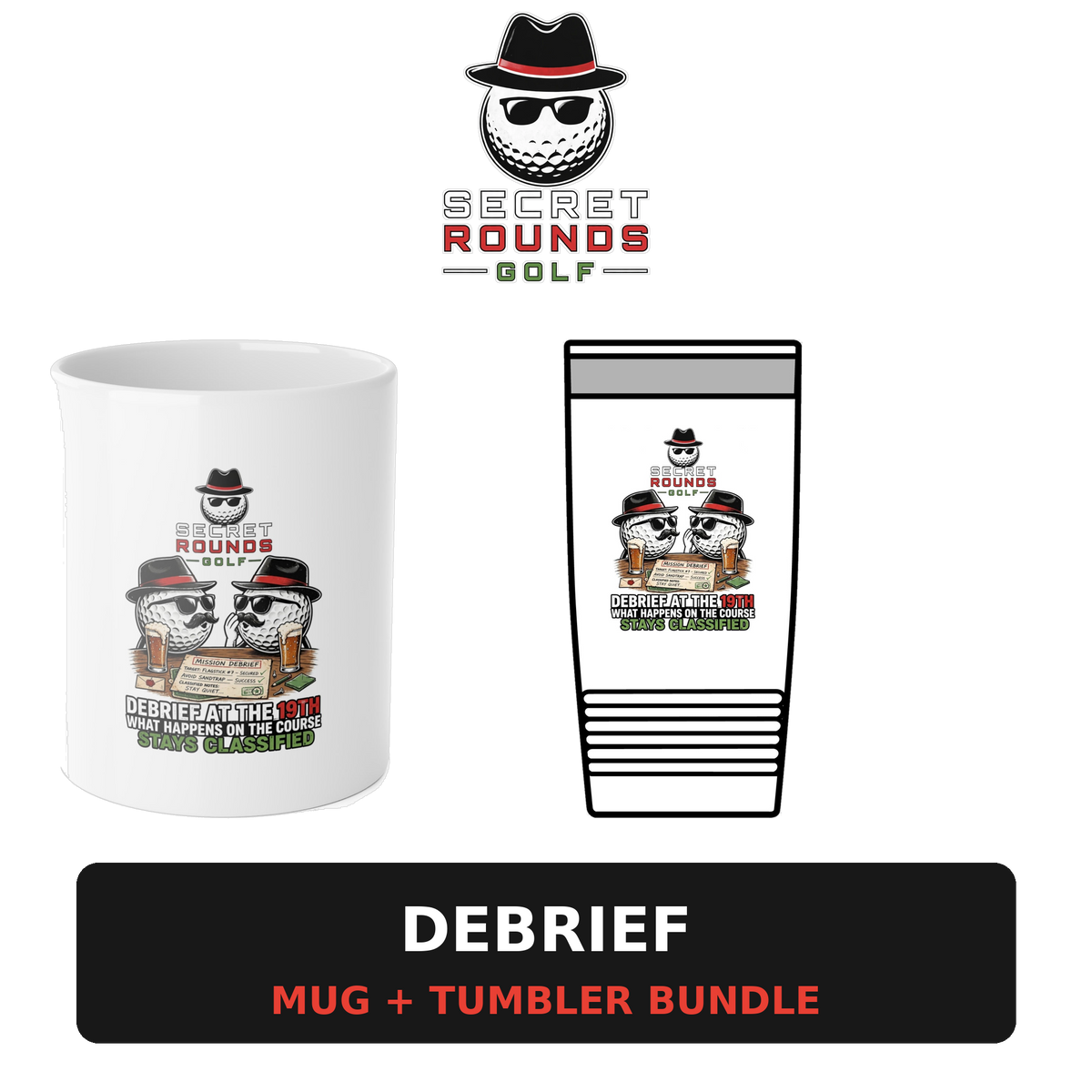 Debrief Mug + Tumbler Bundle
