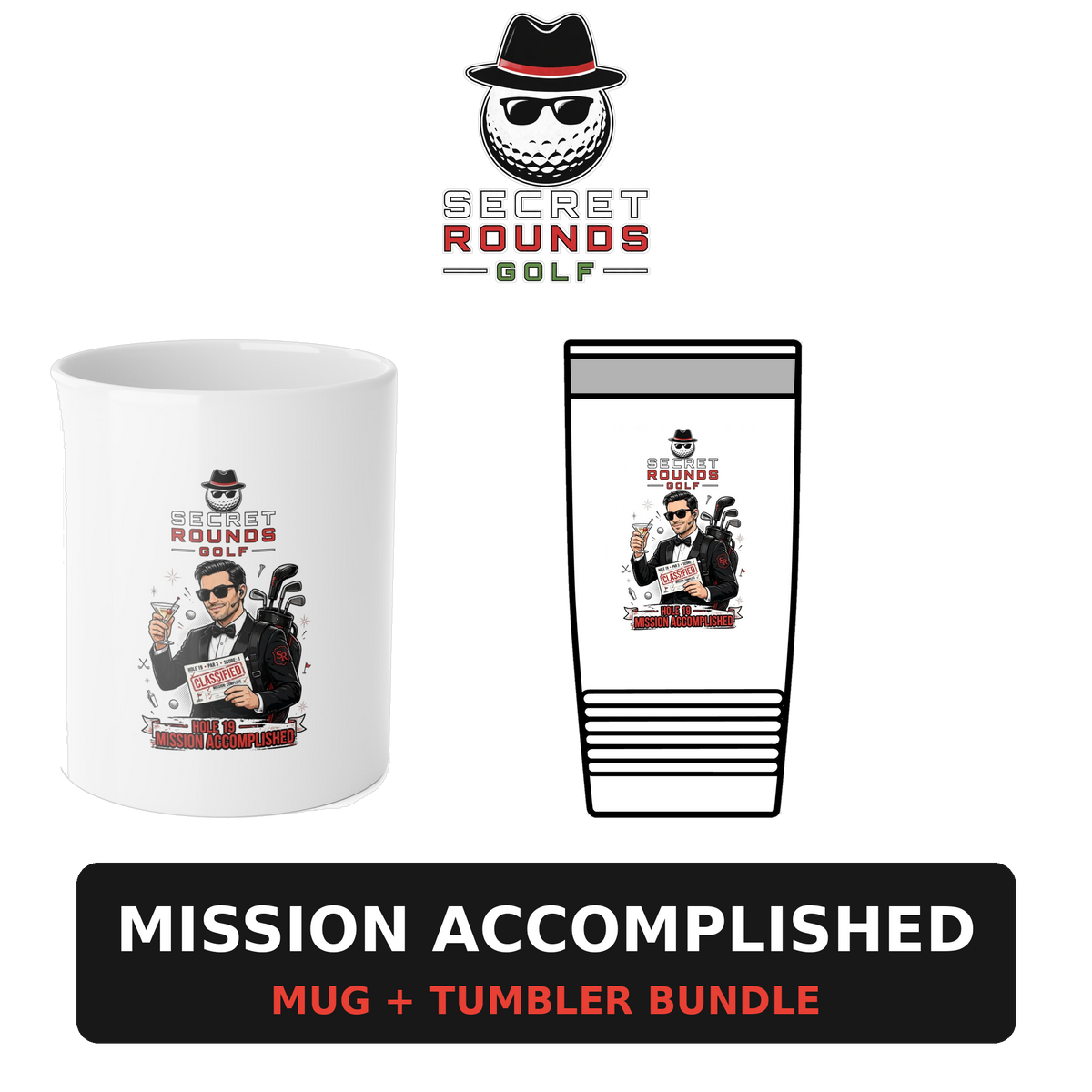 Mission Accomplished Mug + Tumbler Bundle
