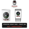 Operation: Sneaky Links (Target: Par) Mug + Tumbler Bundle