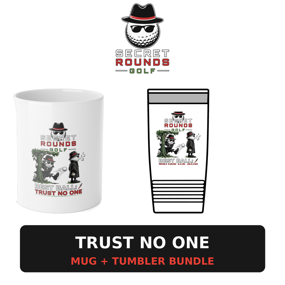 Trust No One Mug + Tumbler Bundle